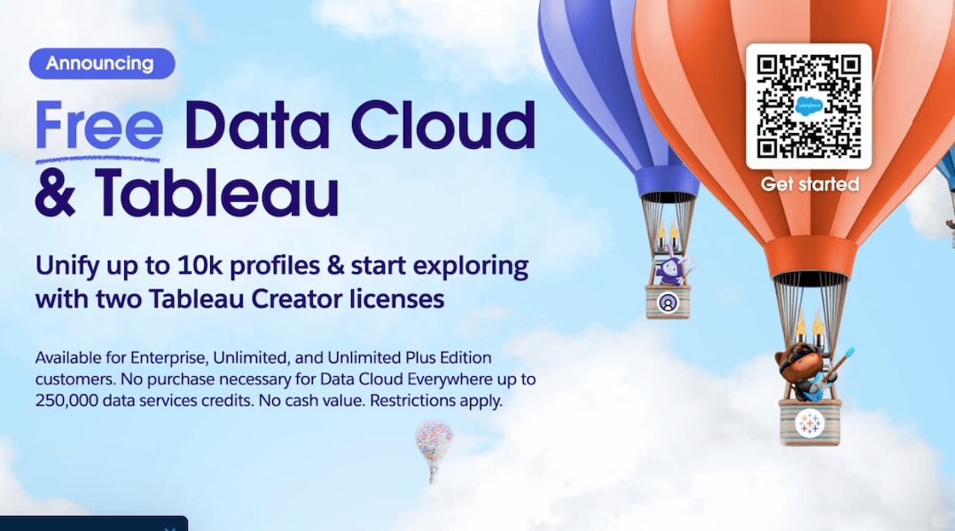 Dreamforce Announcement about Tableau and Data Cloud 