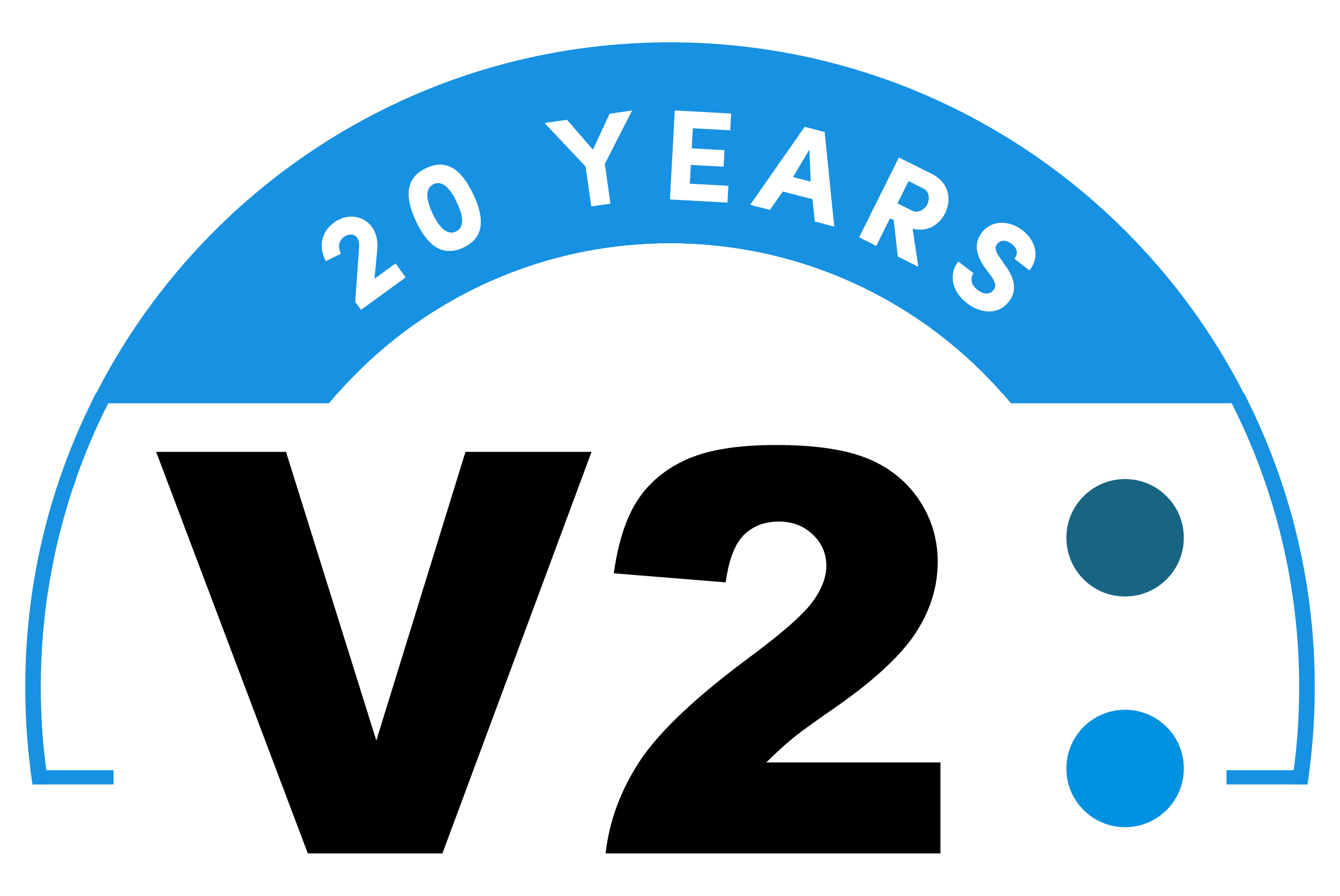 V2's 20th anniversary of technology excellence