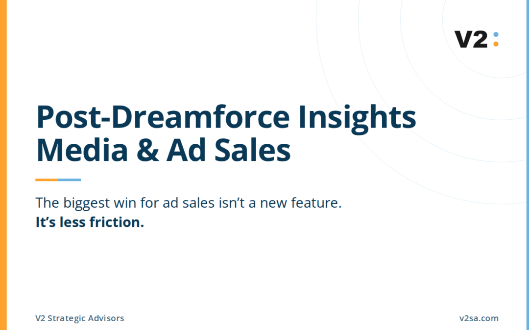 Salesforce for Media & Ad Sales Post-Dreamforce 2026 Insights