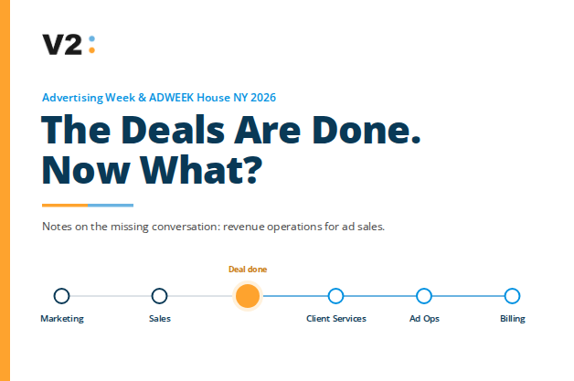 v2-adweek-2026-featured-628×417-white (1) The Deals Are Done. Now What? V2’s take on Advertising Week and ADWEEK House NY 2026.